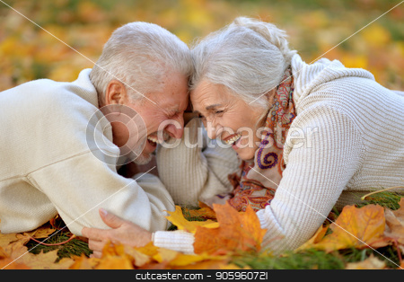 To use this stock image in your creative project, please select the size you need over to the right and click the "Add to Cart" button.
Your downloaded image will come with the Cutcaster watermark removed so don’t worry about the watermark you see on this page. happy senior couple posing in autumn park stock photo, Portrait of happy senior couple posing in autumn park by Ruslan Huzau
