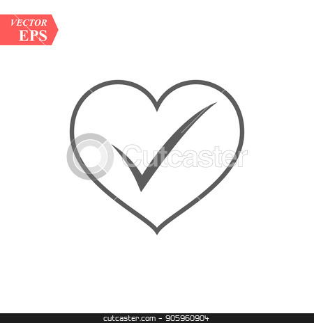 To use this stock image in your creative project, please select the size you need over to the right and click the "Add to Cart" button.
Your downloaded image will come with the Cutcaster watermark removed so don’t worry about the watermark you see on this page. check mark in heart, vector illustration isolated on white stock vector clipart, check mark in heart, vector illustration isolated on white eps10 by elnurbabayev