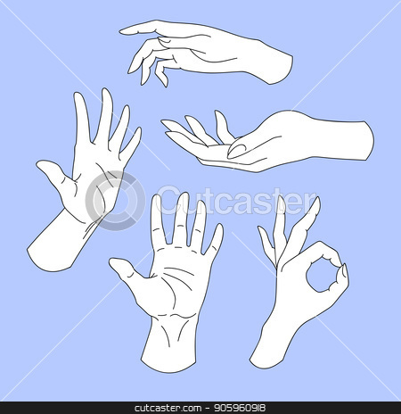 To use this stock image in your creative project, please select the size you need over to the right and click the "Add to Cart" button.
Your downloaded image will come with the Cutcaster watermark removed so don’t worry about the watermark you see on this page. Set of hand drawn arms, vector illustration stock vector clipart, Set of hand drawn arms, vector illustration by Iryna Chaus