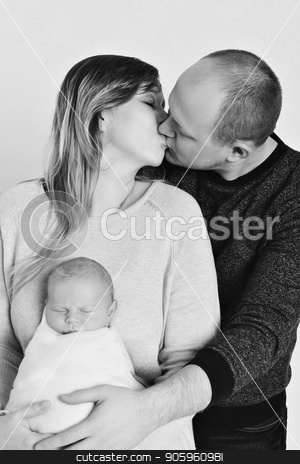 To use this stock image in your creative project, please select the size you need over to the right and click the "Add to Cart" button.
Your downloaded image will come with the Cutcaster watermark removed so don’t worry about the watermark you see on this page. newborn baby lying on the hands of parents stock photo, newborn baby lying on the hands of parents by aaalll3110