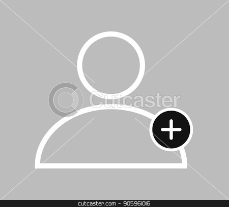 To use this stock image in your creative project, please select the size you need over to the right and click the "Add to Cart" button.
Your downloaded image will come with the Cutcaster watermark removed so don’t worry about the watermark you see on this page. icon add people stock vector clipart, icon add people by Mark1987
