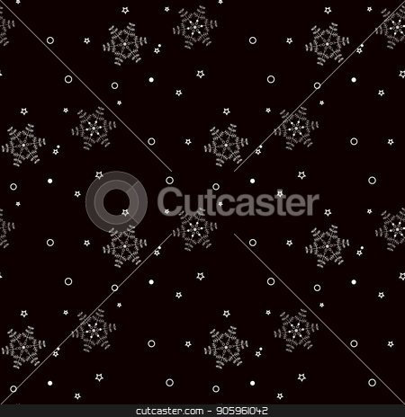 To use this stock image in your creative project, please select the size you need over to the right and click the "Add to Cart" button.
Your downloaded image will come with the Cutcaster watermark removed so don’t worry about the watermark you see on this page. White snowflakes seamless pattern on black Christmas background. stock vector clipart, White snowflakes seamless pattern on black Christmas background. eps10 by elnurbabayev
