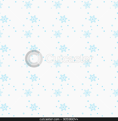 To use this stock image in your creative project, please select the size you need over to the right and click the "Add to Cart" button.
Your downloaded image will come with the Cutcaster watermark removed so don’t worry about the watermark you see on this page. Snowflake simple seamless pattern. Blue snow on white background. Abstract wallpaper, wrapping decoration. Symbol of winter, Merry Christmas holiday, Happy New Year celebration Vector illustration stock vector clipart, Snowflake simple seamless pattern. Blue snow on white background. Abstract wallpaper, wrapping decoration. Symbol of winter, Merry Christmas holiday, Happy New Year celebration Vector illustration by elnurbabayev