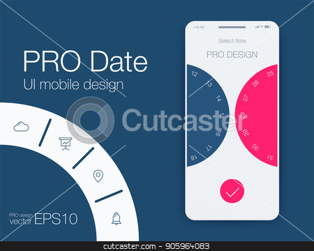 To use this stock image in your creative project, please select the size you need over to the right and click the "Add to Cart" button.
Your downloaded image will come with the Cutcaster watermark removed so don’t worry about the watermark you see on this page. Date application UI design concept stock vector stock vector clipart, Date application UI design concept. Stock vector by Amelisk