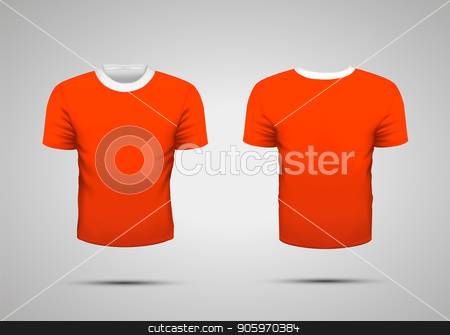 To use this stock image in your creative project, please select the size you need over to the right and click the "Add to Cart" button.
Your downloaded image will come with the Cutcaster watermark removed so don’t worry about the watermark you see on this page. Mockup of blank red realistic sport t-shirt with shadow on gray stock vector clipart, Mockup of blank red realistic sport t-shirt with shadow by Evgeny