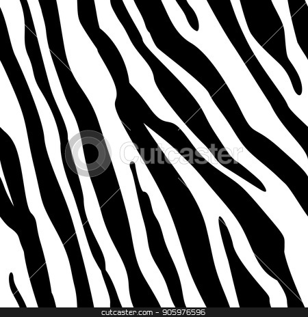Zebra Stripes Seamless Pattern Zebra Print Animal Skin Tiger