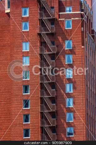 To use this stock image in your creative project, please select the size you need over to the right and click the "Add to Cart" button.
Your downloaded image will come with the Cutcaster watermark removed so don’t worry about the watermark you see on this page. Fire Escape on Old Brick Building stock photo, Architecture in downtown Seattle featuring a fire escape on an old brick building by Darryl Brooks