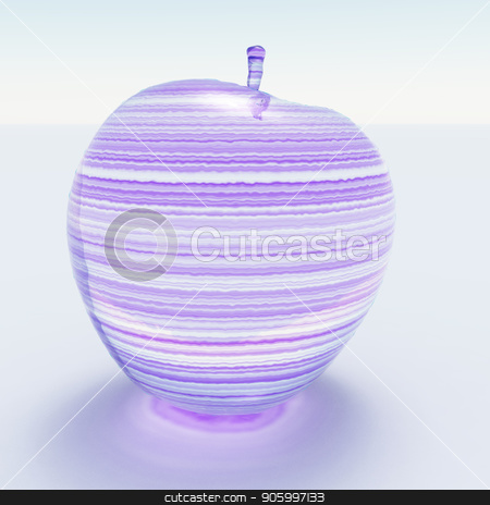 To use this stock image in your creative project, please select the size you need over to the right and click the "Add to Cart" button.
Your downloaded image will come with the Cutcaster watermark removed so don’t worry about the watermark you see on this page. Glass Apple stock photo, 3d rendering. Apple made of glass by Bruce Rolff