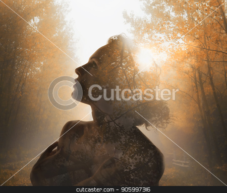 To use this stock image in your creative project, please select the size you need over to the right and click the "Add to Cart" button.
Your downloaded image will come with the Cutcaster watermark removed so don’t worry about the watermark you see on this page. Girl with tree inside. Concept of autumn. Double exposure stock photo, Girl with tree forest inside. Concept of autumn. Double exposure by Federico Caputo