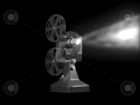 To use this stock image in your creative project, please select the size you need over to the right and click the "Add to Cart" button.
Your downloaded image will come with the Cutcaster watermark removed so don’t worry about the watermark you see on this page. Grey film projector stock photo, Grey film projector playing 3D render on black background by John Teeter