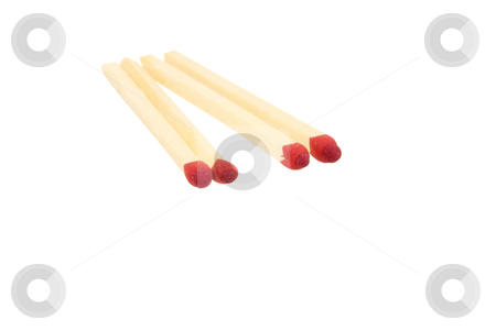 To use this stock image in your creative project, please select the size you need over to the right and click the "Add to Cart" button.
Your downloaded image will come with the Cutcaster watermark removed so don’t worry about the watermark you see on this page. 4 isolated matches stock photo, 4 isolated marches on white background by John Teeter