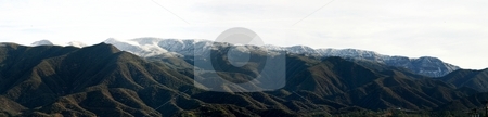 To use this stock image in your creative project, please select the size you need over to the right and click the "Add to Cart" button.
Your downloaded image will come with the Cutcaster watermark removed so don’t worry about the watermark you see on this page. Topa Topa With Snow (P4) stock photo, Landscape shot of the Ojai valley with snow on the mountains. by Henrik Lehnerer
