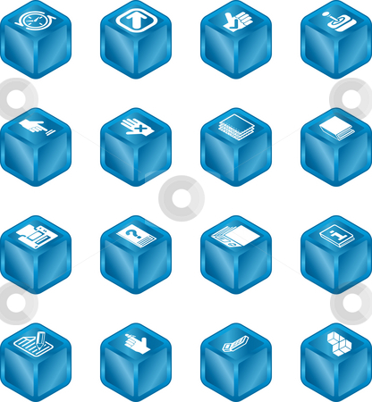 To use this stock image in your creative project, please select the size you need over to the right and click the "Add to Cart" button.
Your downloaded image will come with the Cutcaster watermark removed so don’t worry about the watermark you see on this page. Applications Cube Icon Series Set stock photo, A cube icon series set for computer applications. by Christos Georghiou