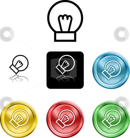 To use this stock image in your creative project, please select the size you need over to the right and click the "Add to Cart" button.
Your downloaded image will come with the Cutcaster watermark removed so don’t worry about the watermark you see on this page. Lightbulb icon symbol stock photo, Several versions of an icon symbol of a stylised lightbulb by Christos Georghiou