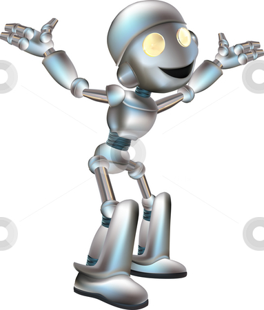 To use this stock image in your creative project, please select the size you need over to the right and click the "Add to Cart" button.
Your downloaded image will come with the Cutcaster watermark removed so don’t worry about the watermark you see on this page. Cute Robot stock photo, A illustration of a cartoon cute shiny robot by Christos Georghiou