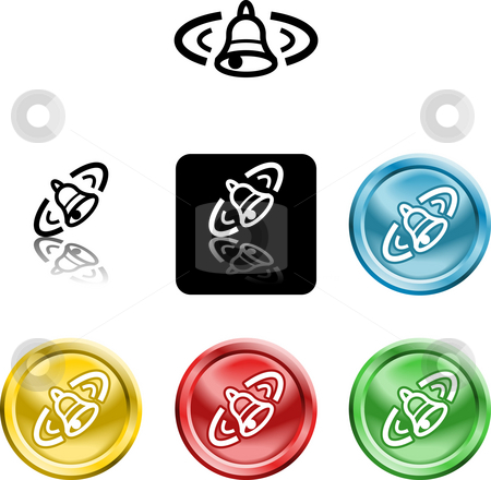 To use this stock image in your creative project, please select the size you need over to the right and click the "Add to Cart" button.
Your downloaded image will come with the Cutcaster watermark removed so don’t worry about the watermark you see on this page. Alarm bell icon symbol stock photo, Several versions of an icon symbol of a stylised alram bell ringing by Christos Georghiou