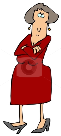 To use this stock image in your creative project, please select the size you need over to the right and click the "Add to Cart" button.
Your downloaded image will come with the Cutcaster watermark removed so don’t worry about the watermark you see on this page. Angry Woman stock photo, This illustration depicts a woman with an angry expression and posture. by Dennis Cox