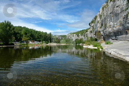 To use this stock image in your creative project, please select the size you need over to the right and click the "Add to Cart" button.
Your downloaded image will come with the Cutcaster watermark removed so don’t worry about the watermark you see on this page. Body of water in Chassezac, Ardeche Valley, Southern France stock photo, Im Tal des Chassezac (Ardeche) S?dfrankreich by Wolfgang Heidasch