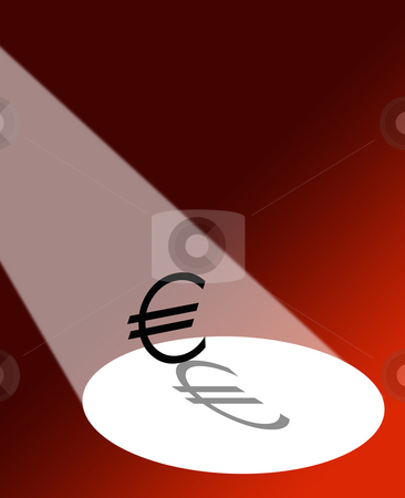 To use this stock image in your creative project, please select the size you need over to the right and click the "Add to Cart" button.
Your downloaded image will come with the Cutcaster watermark removed so don’t worry about the watermark you see on this page. Euro in the spotlight stock photo, Spotlight falling on Euro symbol on red background. by Ronald Hudson