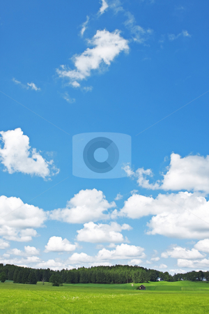 To use this stock image in your creative project, please select the size you need over to the right and click the "Add to Cart" button.
Your downloaded image will come with the Cutcaster watermark removed so don’t worry about the watermark you see on this page. Landscape and clouds stock photo, A photography of a bright sky with clouds by Markus Gann
