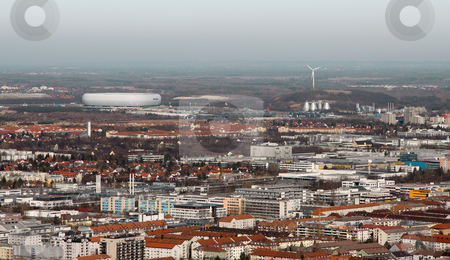 To use this stock image in your creative project, please select the size you need over to the right and click the "Add to Cart" button.
Your downloaded image will come with the Cutcaster watermark removed so don’t worry about the watermark you see on this page. Munich with arena stock photo, A photography of munich with the arena by Markus Gann