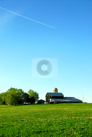 To use this stock image in your creative project, please select the size you need over to the right and click the "Add to Cart" button.
Your downloaded image will come with the Cutcaster watermark removed so don’t worry about the watermark you see on this page. Farmhouse and barn stock photo, Farmhouse and barn among green fields, vertical by Elena Elisseeva