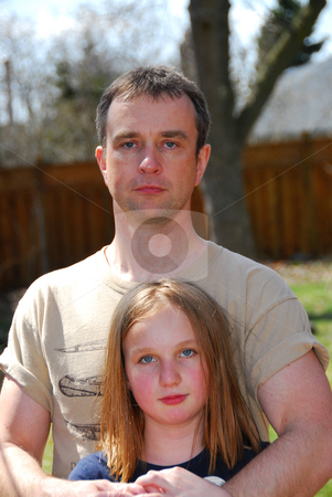 To use this stock image in your creative project, please select the size you need over to the right and click the "Add to Cart" button.
Your downloaded image will come with the Cutcaster watermark removed so don’t worry about the watermark you see on this page. Father daughter protect stock photo, Portrait of father and daughter by Elena Elisseeva