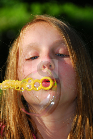 To use this stock image in your creative project, please select the size you need over to the right and click the "Add to Cart" button.
Your downloaded image will come with the Cutcaster watermark removed so don’t worry about the watermark you see on this page. Young girl soap bubbles stock photo, Young girl blowing soap bubbles - one big bubble by Elena Elisseeva