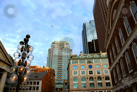 To use this stock image in your creative project, please select the size you need over to the right and click the "Add to Cart" button.
Your downloaded image will come with the Cutcaster watermark removed so don’t worry about the watermark you see on this page. Boston downtown stock photo, Buildings in downtown Boston on a bright sunny day by Elena Elisseeva