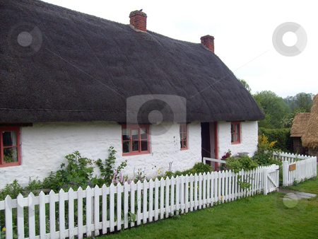 To use this stock image in your creative project, please select the size you need over to the right and click the "Add to Cart" button.
Your downloaded image will come with the Cutcaster watermark removed so don’t worry about the watermark you see on this page. English thatched white cottage stock photo, PIcturesque English white thatched cottage in countryside. by Martin Crowdy