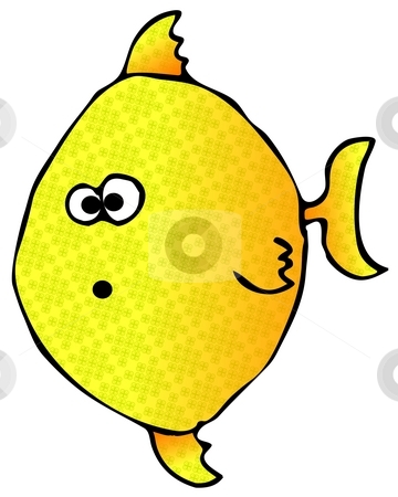 To use this stock image in your creative project, please select the size you need over to the right and click the "Add to Cart" button.
Your downloaded image will come with the Cutcaster watermark removed so don’t worry about the watermark you see on this page. Lemon Fish stock photo, This illustration depicts a bright yellow fish with a surprised expression. by Dennis Cox