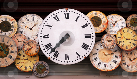 To use this stock image in your creative project, please select the size you need over to the right and click the "Add to Cart" button.
Your downloaded image will come with the Cutcaster watermark removed so don’t worry about the watermark you see on this page. Antique clocks stock photo, Several antique clock faces of different sizes and styles by Elena Elisseeva