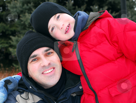 To use this stock image in your creative project, please select the size you need over to the right and click the "Add to Cart" button.
Your downloaded image will come with the Cutcaster watermark removed so don’t worry about the watermark you see on this page. Father and son stock photo, Portrait by Elena Elisseeva