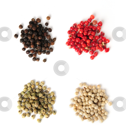To use this stock image in your creative project, please select the size you need over to the right and click the "Add to Cart" button.
Your downloaded image will come with the Cutcaster watermark removed so don’t worry about the watermark you see on this page. Assorted peppercorns stock photo, Heaps of assorted peppercorns on white background, top view by Elena Elisseeva
