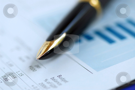 To use this stock image in your creative project, please select the size you need over to the right and click the "Add to Cart" button.
Your downloaded image will come with the Cutcaster watermark removed so don’t worry about the watermark you see on this page. Pen finance graph stock photo, Golden fountain pen on financial papers by Elena Elisseeva
