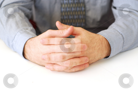 To use this stock image in your creative project, please select the size you need over to the right and click the "Add to Cart" button.
Your downloaded image will come with the Cutcaster watermark removed so don’t worry about the watermark you see on this page. Hands stock photo, Closeup of businessman's hands on white background by Elena Elisseeva