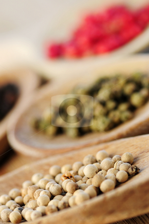 To use this stock image in your creative project, please select the size you need over to the right and click the "Add to Cart" button.
Your downloaded image will come with the Cutcaster watermark removed so don’t worry about the watermark you see on this page. Assorted peppercorns stock photo, Assorted peppercorns in wooden cooking spoons macro by Elena Elisseeva