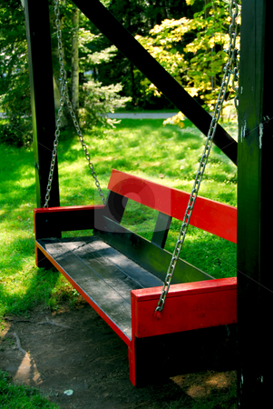 To use this stock image in your creative project, please select the size you need over to the right and click the "Add to Cart" button.
Your downloaded image will come with the Cutcaster watermark removed so don’t worry about the watermark you see on this page. Bench swing stock photo, Bench swings at forest cottage by Elena Elisseeva