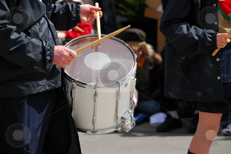To use this stock image in your creative project, please select the size you need over to the right and click the "Add to Cart" button.
Your downloaded image will come with the Cutcaster watermark removed so don’t worry about the watermark you see on this page. Marching band drums stock photo, Marching band playing drums by Elena Elisseeva