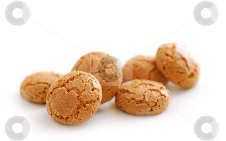 To use this stock image in your creative project, please select the size you need over to the right and click the "Add to Cart" button.
Your downloaded image will come with the Cutcaster watermark removed so don’t worry about the watermark you see on this page. Amaretti stock photo, Traditional italian almond cookies - amaretti, isolated on white background by Elena Elisseeva
