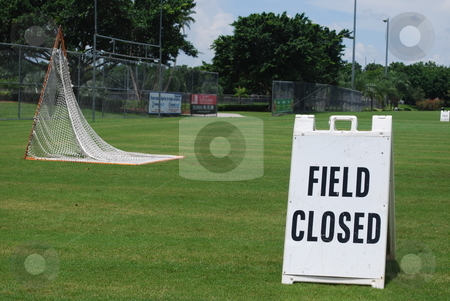 To use this stock image in your creative project, please select the size you need over to the right and click the "Add to Cart" button.
Your downloaded image will come with the Cutcaster watermark removed so don’t worry about the watermark you see on this page. Soccer field Closed stock photo, Closed sign on soccer field in a park by Robert Cabrera