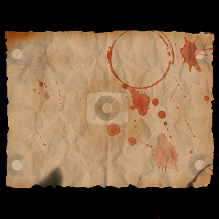 To use this stock image in your creative project, please select the size you need over to the right and click the "Add to Cart" button.
Your downloaded image will come with the Cutcaster watermark removed so don’t worry about the watermark you see on this page. Ancient burned paper with blood stains - digital illustration stock photo, Ancient burned paper with blood stains - digital illustration by Marko Vesel