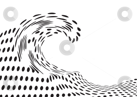 To use this stock image in your creative project, please select the size you need over to the right and click the "Add to Cart" button.
Your downloaded image will come with the Cutcaster watermark removed so don’t worry about the watermark you see on this page. Distorted wave stock photo, Abstract wave design made out of distorted circles by Michael Travers