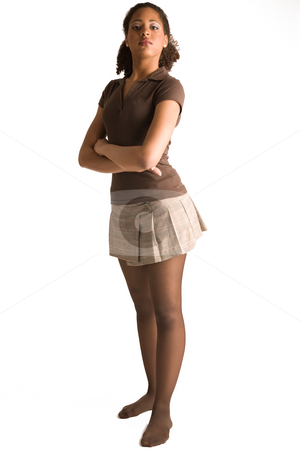To use this stock image in your creative project, please select the size you need over to the right and click the "Add to Cart" button.
Your downloaded image will come with the Cutcaster watermark removed so don’t worry about the watermark you see on this page. Standing with her arms crossed stock photo, Full body portrait of a african woman with her arms crossed by Frenk and Danielle Kaufmann