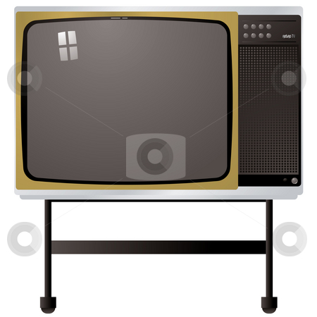 To use this stock image in your creative project, please select the size you need over to the right and click the "Add to Cart" button.
Your downloaded image will come with the Cutcaster watermark removed so don’t worry about the watermark you see on this page. Seventies tv stock photo, Illustration of a tv from the seventies with metal stand by Michael Travers