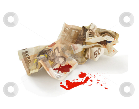 To use this stock image in your creative project, please select the size you need over to the right and click the "Add to Cart" button.
Your downloaded image will come with the Cutcaster watermark removed so don’t worry about the watermark you see on this page. Bloody money stock photo, by Adrian Costea