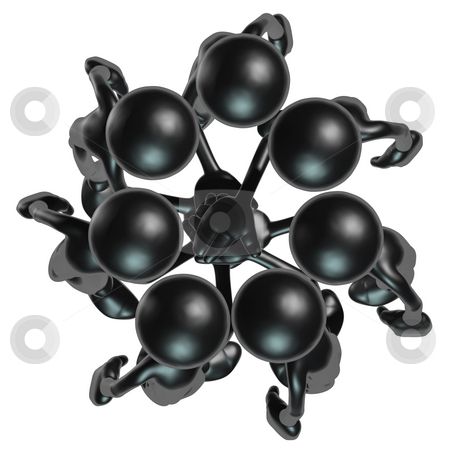 To use this stock image in your creative project, please select the size you need over to the right and click the "Add to Cart" button.
Your downloaded image will come with the Cutcaster watermark removed so don’t worry about the watermark you see on this page. Team Huddle stock photo, A Concept And Presentation Figure in 3D by LuMaxArt