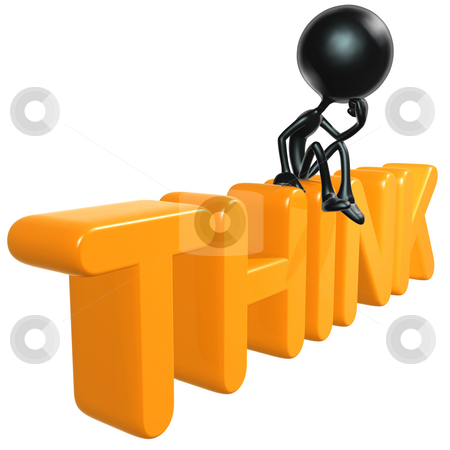 To use this stock image in your creative project, please select the size you need over to the right and click the "Add to Cart" button.
Your downloaded image will come with the Cutcaster watermark removed so don’t worry about the watermark you see on this page. Think Big stock photo, A Concept And Presentation Figure in 3D by LuMaxArt