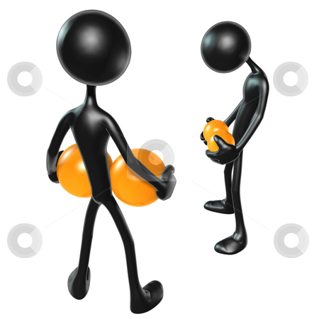 To use this stock image in your creative project, please select the size you need over to the right and click the "Add to Cart" button.
Your downloaded image will come with the Cutcaster watermark removed so don’t worry about the watermark you see on this page. Big Balls stock photo, A Concept And Presentation Figure in 3D by LuMaxArt