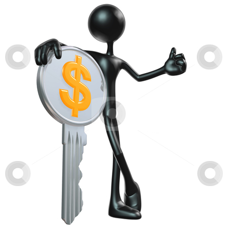 To use this stock image in your creative project, please select the size you need over to the right and click the "Add to Cart" button.
Your downloaded image will come with the Cutcaster watermark removed so don’t worry about the watermark you see on this page. Chrome Dollar Key stock photo, A Concept And Presentation Figure in 3D by LuMaxArt